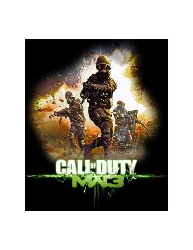 Camiseta modern Warfare 3 Soldiers negra manga corta