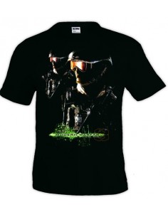 Camiseta modern Warfare Swats negra manga corta