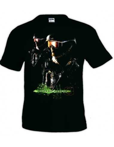 Camiseta modern Warfare Swats negra manga corta