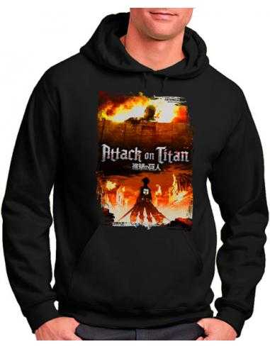 Sudadera Ataque a los Titanes muralla