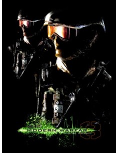 Camiseta modern Warfare Swats negra manga corta 2