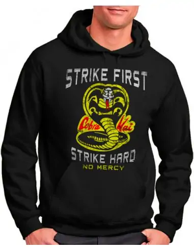 Sudadera Cobra Kai Lema Sudadera Cobra Kai Lema