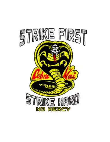 Camiseta Cobra Kai 80s Lema