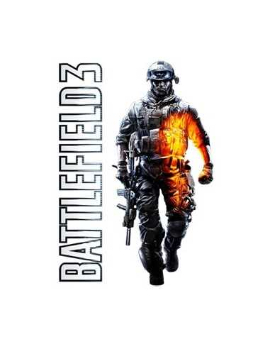 Camiseta Battlefield 3 blanca manga larga Camiseta Battlefield 3 blanca manga larga