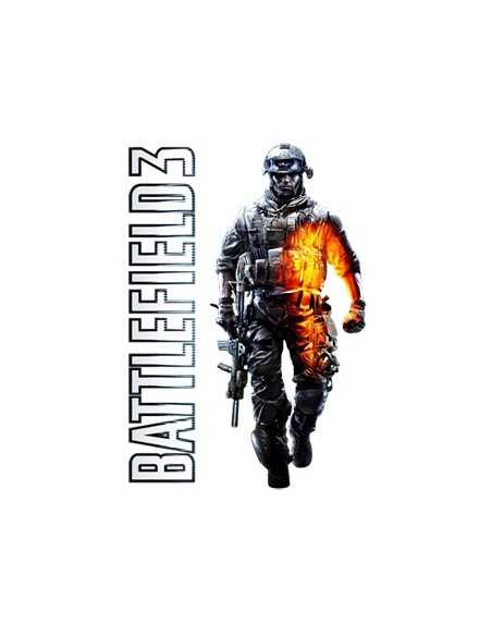 Camiseta Battlefield 3 blanca manga larga Camiseta Battlefield 3 blanca manga larga