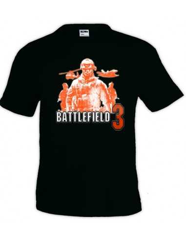 Camiseta Battlefield 3 "orange soldiers" manga corta