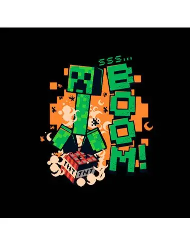 Sudadera Minecraft Creeper Boom