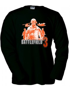 Camiseta Battlefield 3 "orange soldiers" manga larga