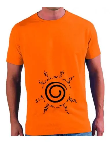 Camiseta Naruto Sello naranja manga...