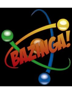 Jersey The Big Bang Theory, Bazinga atom negra manga larga 2
