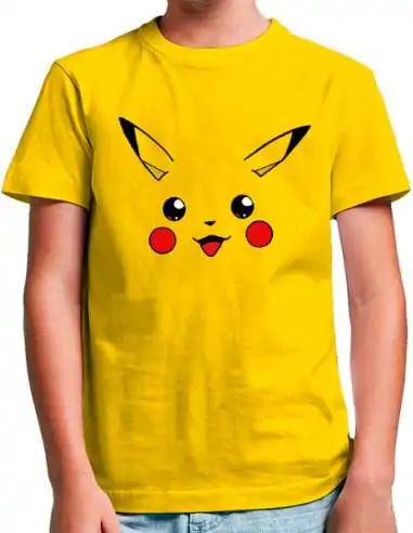 Camiseta Pokemon - Pikachu Face
