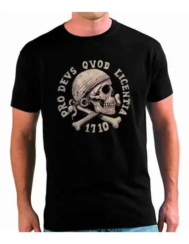 Camiseta Uncharted calavera pirata