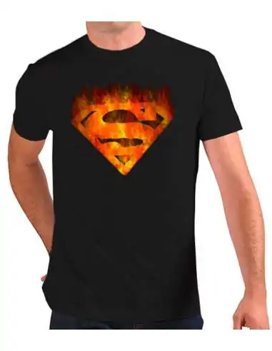 Camiseta logo Superman (Fuego)