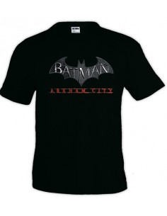 Camiseta Batman Arkham City manga corta