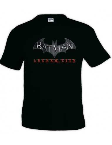 Camiseta Batman Arkham City manga corta