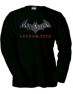 Camiseta Batman Arkham City manga larga