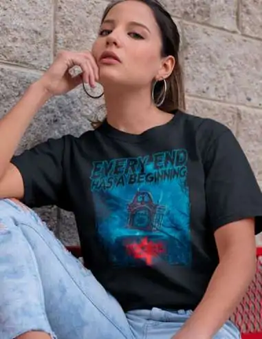 Camiseta Stranger Things 4 reloj