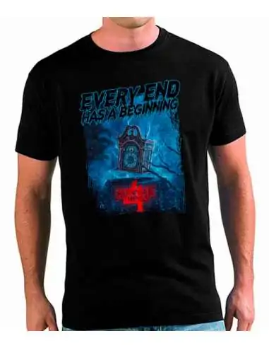 Camiseta Stranger Things 4 reloj