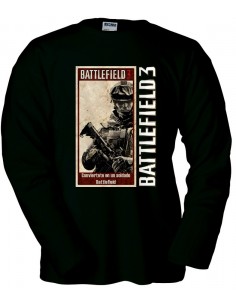 Camiseta Battlefield ¡Alístate!, manga larga