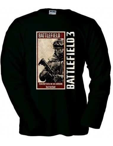Camiseta Battlefield ¡Alístate!, manga larga