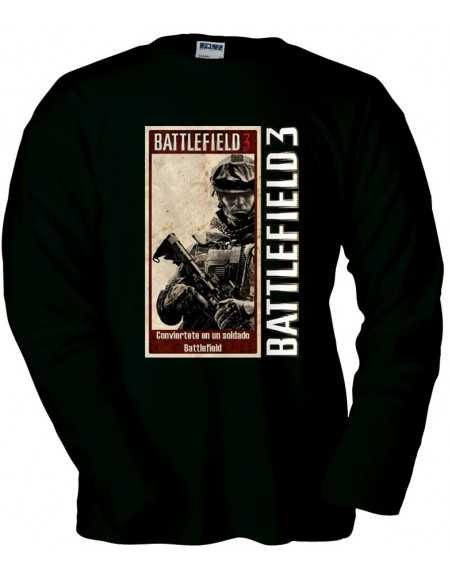 Camiseta Battlefield ¡Alístate!, manga larga