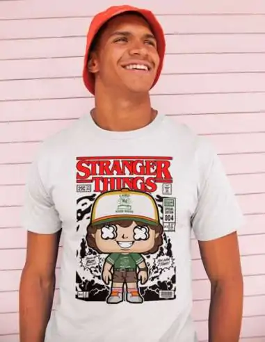 Camiseta Stranger Things Dustin Funko...