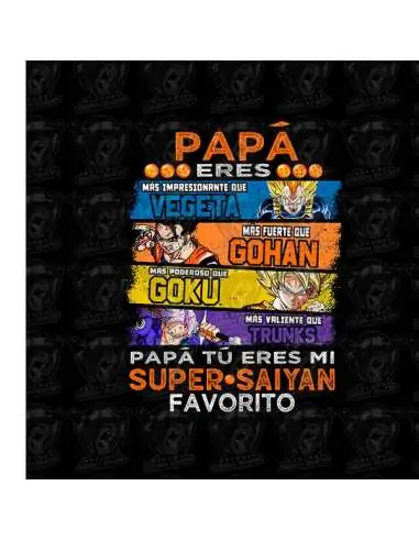 Camiseta día del padre Dragon Ball...