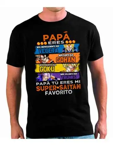 Camiseta día del padre Dragon Ball...