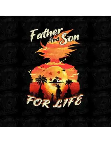 Camiseta día del padre Goku padre e hijo Camiseta día del padre Goku padre e hijo