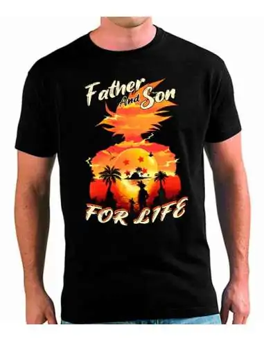 Camiseta día del padre Goku padre e hijo Camiseta día del padre Goku padre e hijo