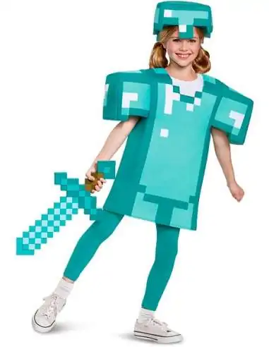 Espada Minecraft de diamante- Cosplay