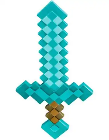 Espada Minecraft de diamante- Cosplay
