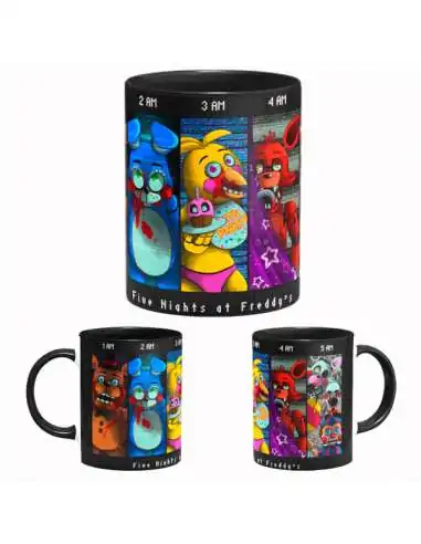 Taza Five nights at freddy FNAF horas Taza Five nights at freddy FNAF horas