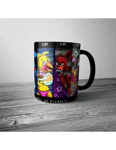 Taza Five nights at freddy FNAF horas Taza Five nights at freddy FNAF horas