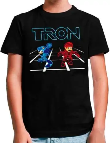 Camiseta de Super Mario Y Sonic en... Camiseta de Super Mario Y Sonic en...