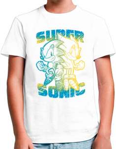 Camiseta Sonic Súper Sonic art