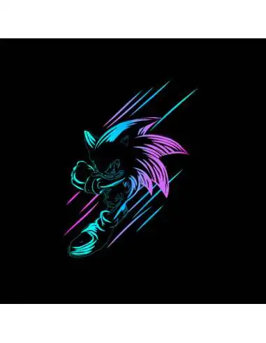 Camiseta Sonic Trazos artísticos Camiseta Sonic Trazos artísticos