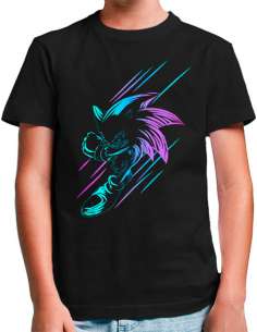 Camiseta Sonic Trazos...