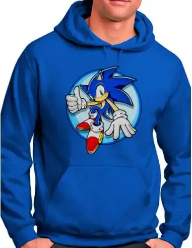 Sudadera Sonic con diseño estampado...