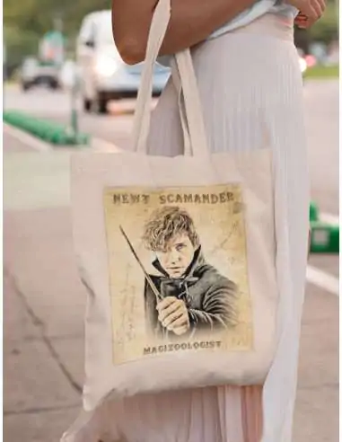 Tote Bag Newt Scamander vintage cartel