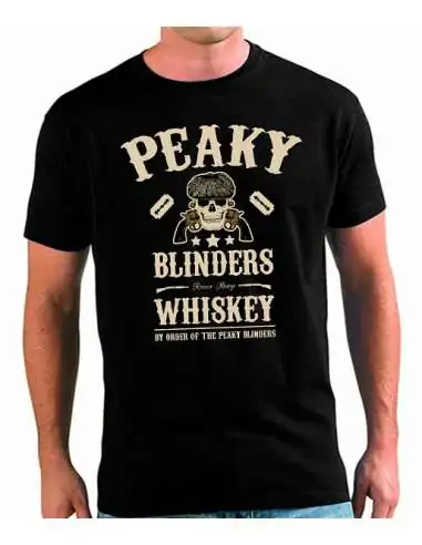 Camiseta Peaky Blinders Whisky calavera