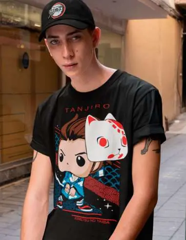 Camiseta Kimetsu no Yaiba Tanjiro...