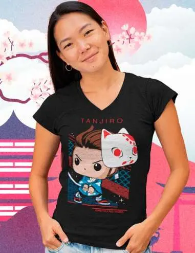 Camiseta Kimetsu no Yaiba de mujer... Camiseta Kimetsu no Yaiba de mujer...