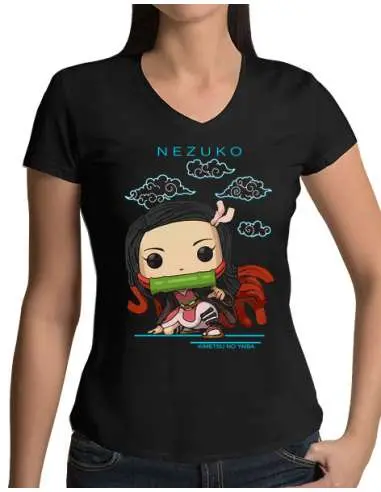 Camiseta Kimetsu no Yaiba de mujer...