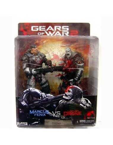 Figuras Marcus Fenix y Locust Drone Gears of War "Neca"