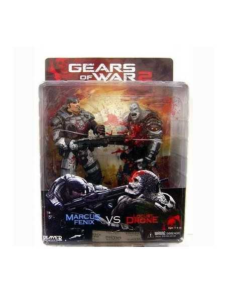 Figuras Marcus Fenix y Locust Drone Gears of War "Neca"