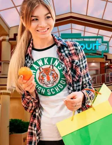 Camiseta Stranger Things Ringer 80s...