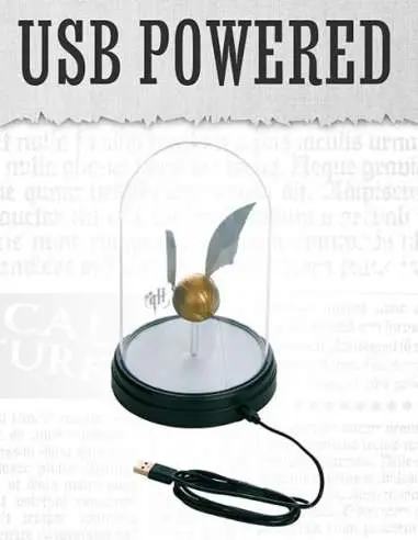 Lámpara Harry Potter Snitch Dorada