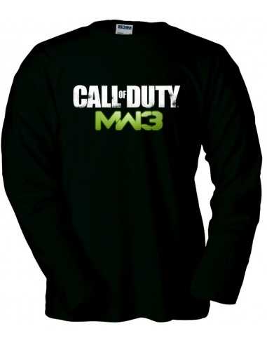 Camiseta Call Of Duty Modern Warfare 3 Logo Classic manga larga