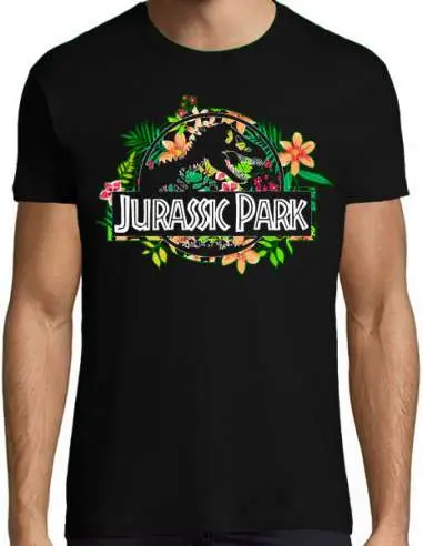 Camiseta Jurassic Park Tropical
